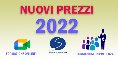 aggiornamento prezzi 2021 22